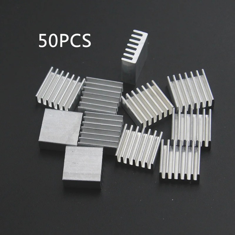 Aluminium Extrusion - 50 Stück extrudierter Aluminium-Kühlkörper, 14 x