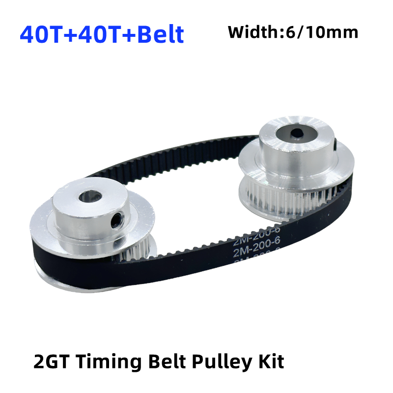 Gt2 Belt - 2GT 2M 40Zähne GT2 40T Zahnriemenscheiben-Set