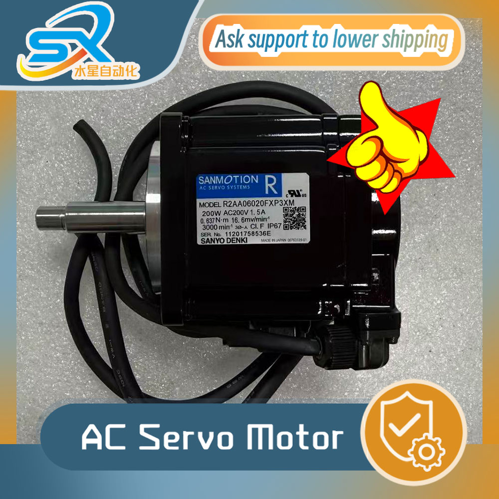 Servo Motor - Sanyo Servomotor R2AA06020FXP3XM 200W 1,5A für