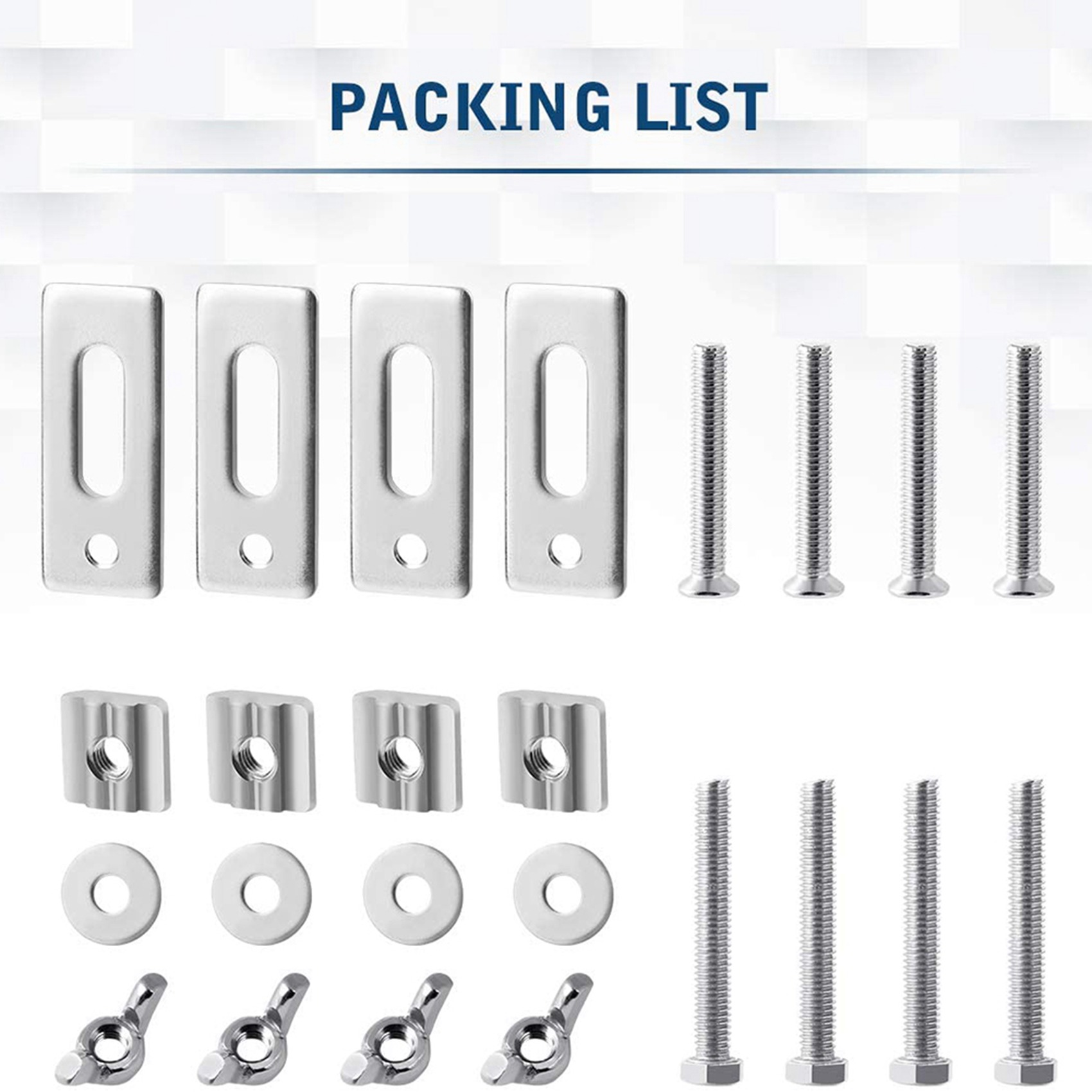 3018 Cnc - B62B-8 Pack T-Schienen-Klemmen, Mini-T-Schienen-Halteklemmen-Set, kompatibel mit
