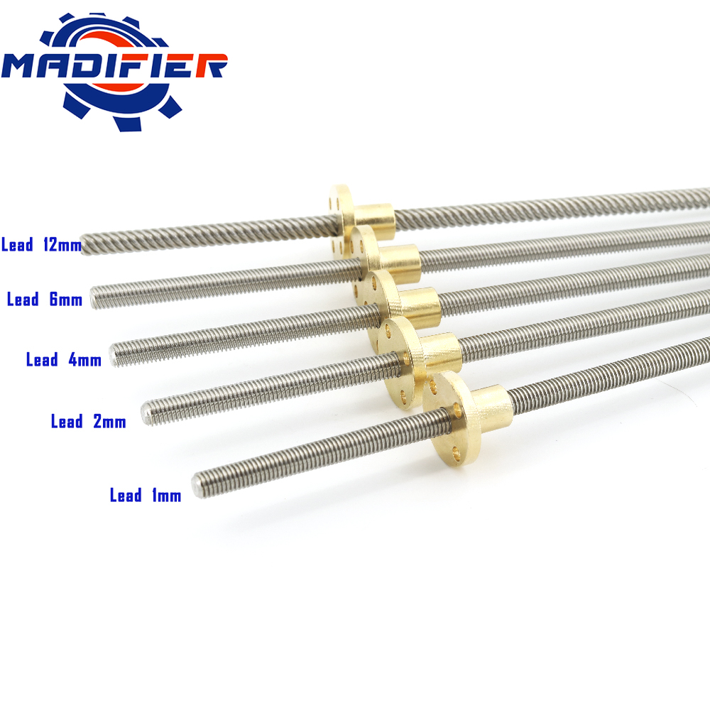 Lead Screw 8Mm - 304 edelstahl T6 schraube länge 200mm