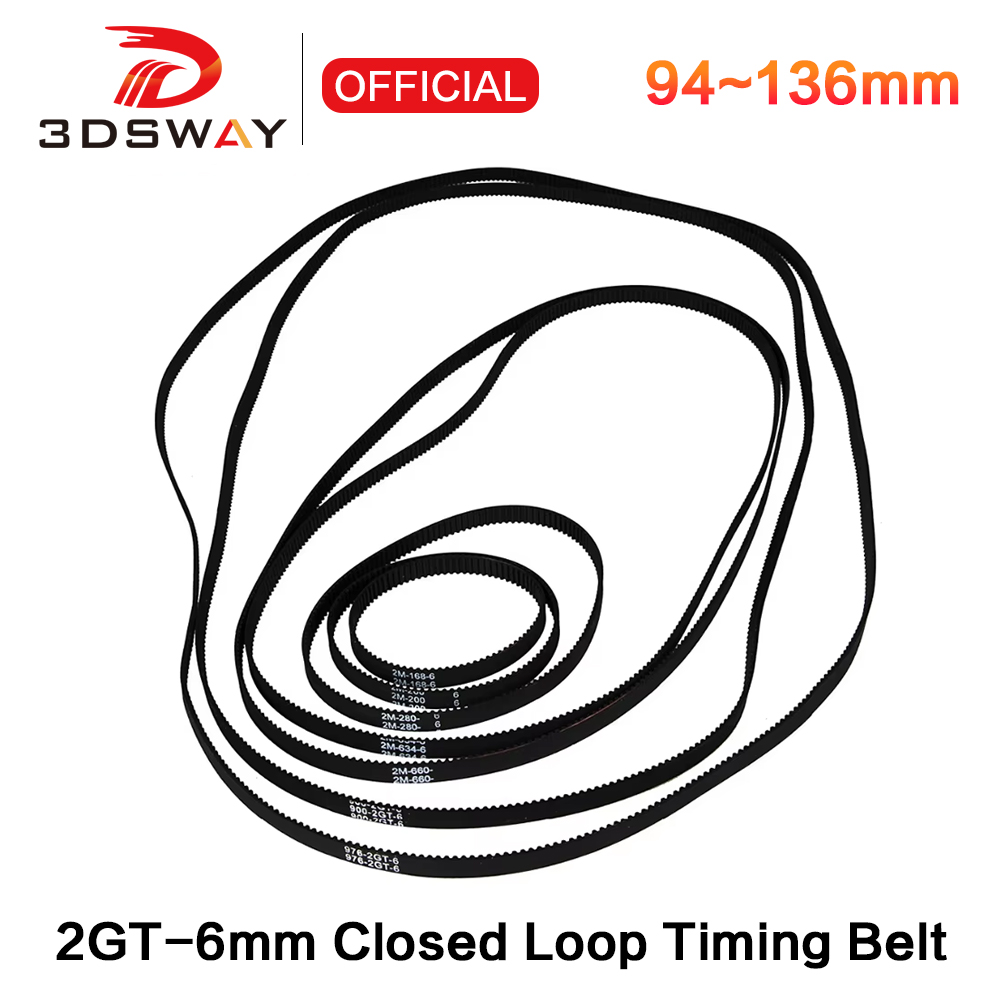 Gt2 Belt - 3DSWAY 3D-Druckerteile GT2 Zahnriemen mit geschlossener