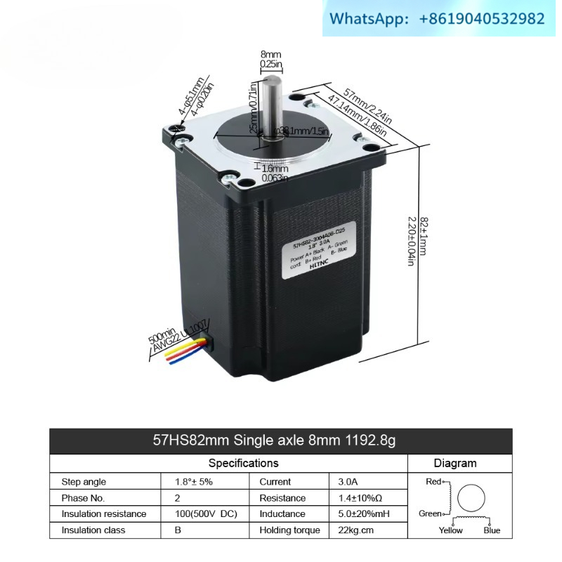 Nema23 Stepper - (1 Stück) HLTNC CNC-Kit 2,2 N
