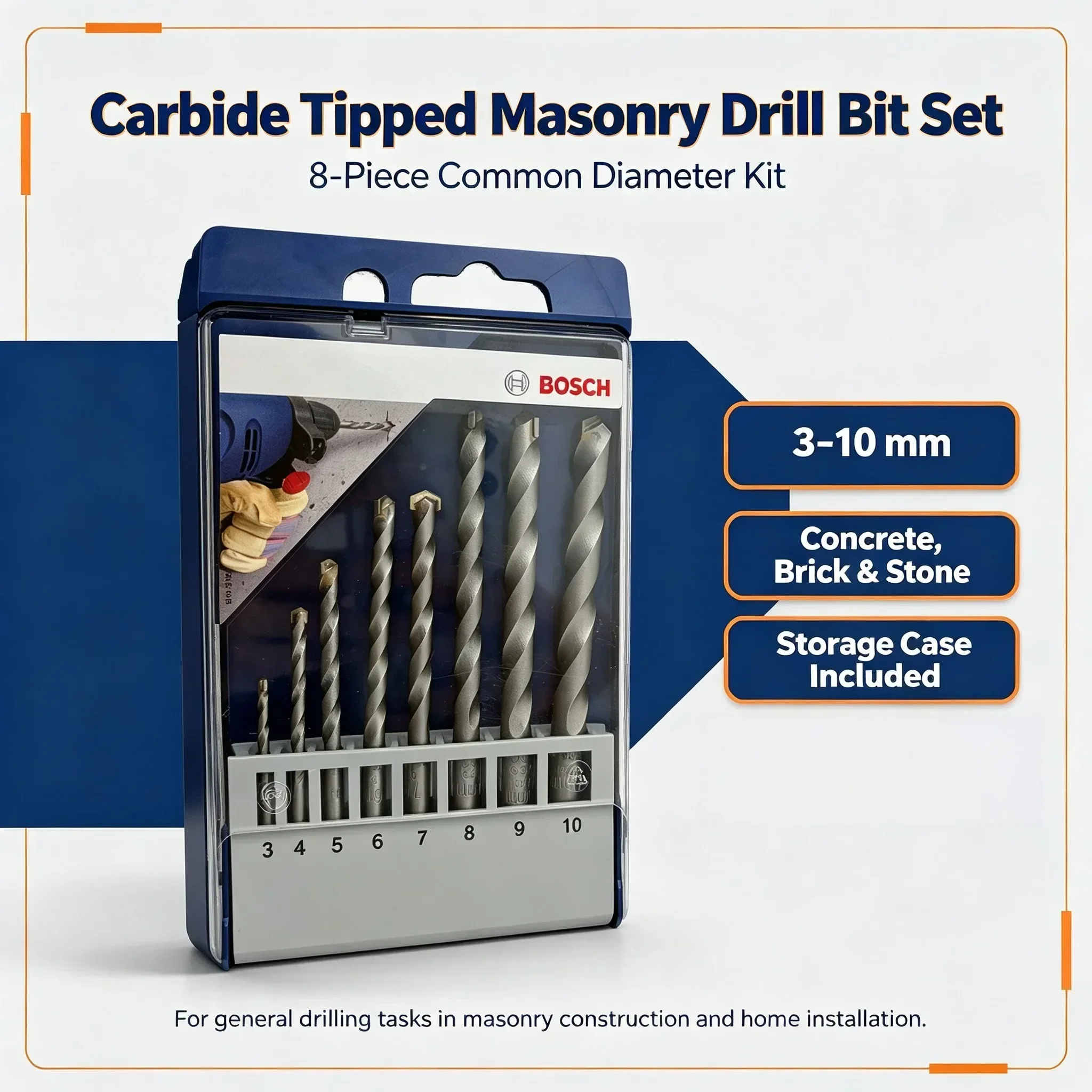 1-8 Stück/Set Bosch Profession – Drill Bit Set Bewertung und Preis
