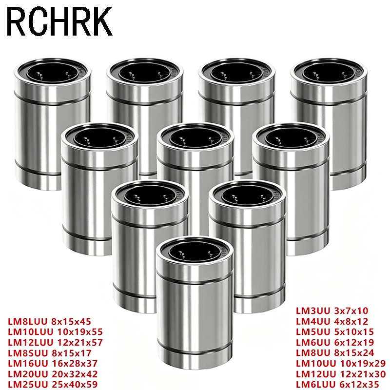 4/10 Stück LM8UU LM10UU LM16UU – Lm8Uu Bearing Bewertung und Preis