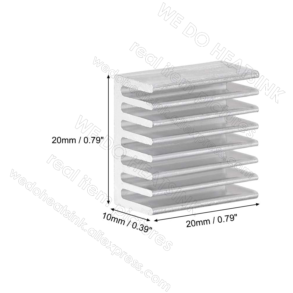 30x11x5mm Silber Ton Thermisch – Aluminium Extrusion Bewertung und Preis