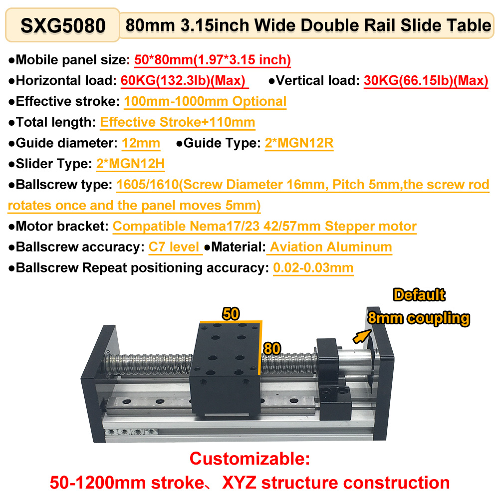 CNC Kugelgewindetisch Linearfü – Linear Rail Bewertung und Preis