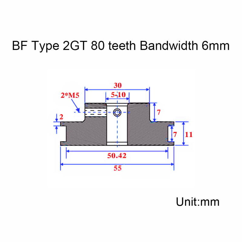 KUFAN 4:1 2GT Zahnriemenscheib – Gt2 Belt Bewertung und Preis